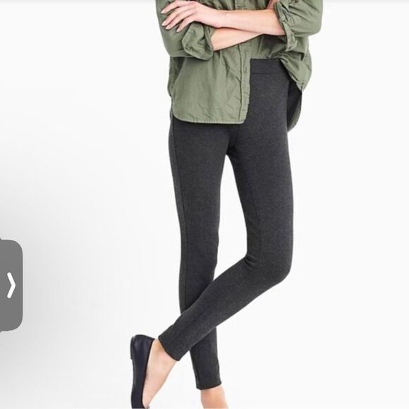 J Crew- Pixie Pont All Day Pant Stretch, Grey XL - Picture 4 of 14